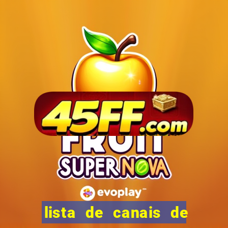 lista de canais de esporte iptv